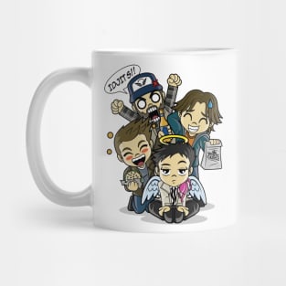 Castiel Idjits Dean Winchester Sam Mug